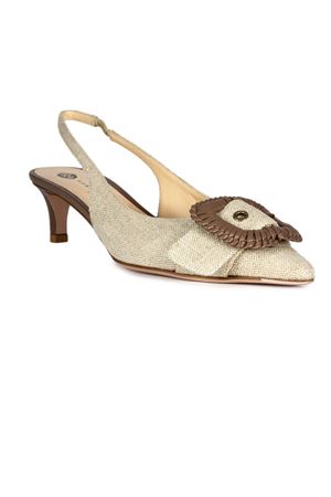 Vega slingback in beige linen ROBERTO FESTA | VEGAPANAMALINO